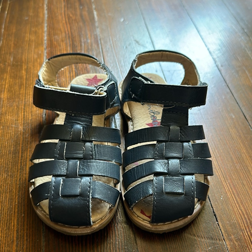 Mini Boden size 26 navy fisherman sandals